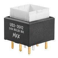 NKK Switches UB226SKG036G Pushbutton Switches LOW PROFILE PSHBTTN ILLMNTD/PC AND SLDR