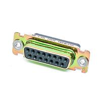 Cinch DAUR15S Receptacle DSUB 15F CRIMP R GF ZINC