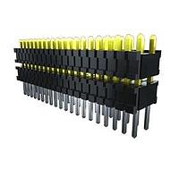 Samtec HDWM-25-61-G-D-745 Headers .050" X .100" Flex Stack