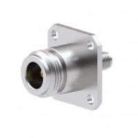 Radiall R191381000 RF Adapters - Between Series N FEMALE - SMA FEMALE SQUARE FLANGE STRAIGHT ADAPTER