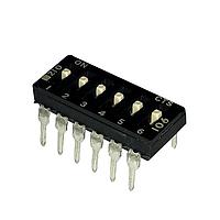 CTS Electronic Components 210-6MS DIP Switches 6 switch sections SPST