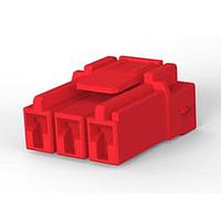 AMP Connectors - TE Connectivity 1747995-2 Power to the Board GHC EYELET 6.2 3POS PLUG HOUSING RED