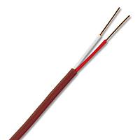OMEGA TFE-E-24S-SLE-50 TFE Insulated Thermocouple Duplex Wire (0.050 x 0.085 in, 260 °C)