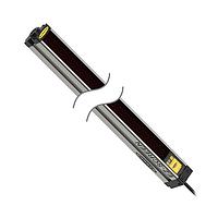 Banner Engineering SLSE30-300Q8 Emitters EZ-SCREEN Emitter; Resolution: 30 mm; Range: 18 m (60 ft); Defined Area: 300 mm (11.8 in); Housing Length: 372 mm (14.6 in); Connection: 8-pin M12 Connector; No test input