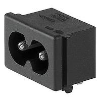 Schurter 4300.0104 Inlets APPLIANCE INLET C8 PCB TERMINAL SANWICH