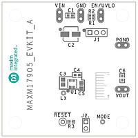 Analog Devices MAXM17905EVKIT# Voltage Regulator - Switching Regulator EVkit for MAXM17905, 4.5V to 24V Input,