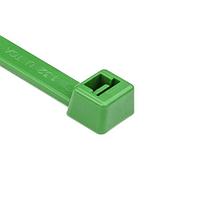 HellermannTyton T120R5H4 Cable Ties Heavy Duty MilSpec Cable Tie, 15" Long, MS3367, UL Rated, 120lb Tensile Strength, PA66, Green, 500/pkg
