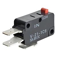 Omron Electronics V-21-1C6(IN) Miniature .250 Quick Conn Term SPDT 2.92N Pin Plun