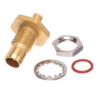 Radiall R128052000 Connectors BMA / STRAIGHT BULKHEAD PLUG SOLDER TYPE CABLE .085