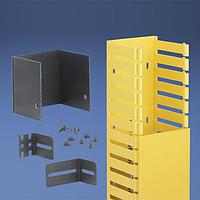 Panduit FRHD4KTYL Kits, Hinged Duct Cable Manager Kit, 4" x 4" (100mm x 100mm), FiberRunne