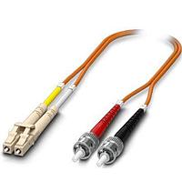 PHOENIX CONTACT 1144195 Fiber Optic Cable Assemblies FOC-LC:PA-ST:PA-OM1:D01/0.5