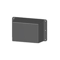 Serpac WM033I,BK Wall Mount 5.37 x 3.30 x 2.10" I-PLATE RECESS BLACK