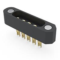 Mill-Max 879-20-005-00-011000 Spring-Loaded Magnetic Spring-Loaded Target Connector Vert Mt. w Concave Face 5 Pins