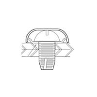 Caplugs RHW-203 Flanged Washer ZINC PLATED STEEL WASHER 203