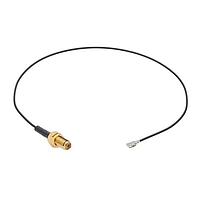 Molex 73230-6120 RF Cable Assemblies SMA Bulkhead Jack-to-I-PEX MHF I LK Plug, 1.37mm Cable Diameter, 305.00mm Cable Length, 50 Ohms
