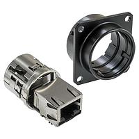 Amphenol Socapex RJF21ZN Circular SquareFlangeRecpt Female RJ45 term