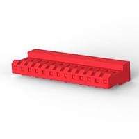 AMP Connectors - TE Connectivity 1-640428-3 Receptacle Housing 13P MTA156 CONN ASSY 22AWG RED