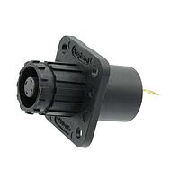 Amphenol Industrial SLPRIRABPSB2 Power Connectors 1000V DC, Gen 2.5, 5.7mm, Surlok Plus, Receptacle, Panel Mount, Black, Busbar, IP67(MATED), Keyway 30