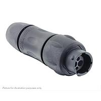 Eaton Souriau-Sunbank UTSX1JC102W2P Receptacles In line receptacle, with cable gland backshell, for 4 male contacts, IP68/69K