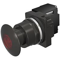 SIEMENS 52BP7G2XB Mushroom 3POS,NEMA4X,MTD,XFR 120V,BLK-RED,LED