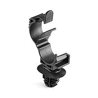 HellermannTyton 151-02552 LOC Locking Clamp to MOC Clip LOC Locking Clamp, 10-14 mm, with 4 x Oval Fir Tree, PA66HIRHSUV, Black, 1000/ctn