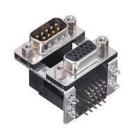 Kycon K42X-E9P/E15S-A4NJ Dual Port D-Sub Connectors DL-PRT 9M OVR HD15F 750" 4GB JS