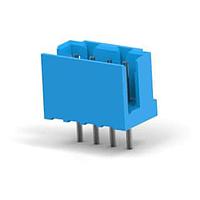 AMP Connectors - TE Connectivity 2-292132-4 Shrouded CT P/HDR BOX V 4P BLUE