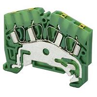 Altech AGT2.5/4 DIN Rail Terminal Blocks ANGULAR GRND EARTH SPRING CLAMP 42X54mm