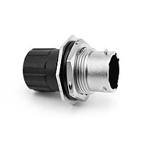 Amphenol SINE Systems RT0W71210PNHECR Connectors Jam Nut Receptacle, 10 positions,size 20 (.05mm) pin contact, reduced wire seal