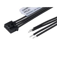 Molex 224090-1042 Specialized Cables KK Plus 250-to-Pigtail 2.50mm P SR 150mm Lgth 4 Ckts Blk