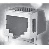 Kycon GDLX-S-88-50 Modular 8P8C R/A PCB BLACK LP PNL STOP SHLD 50u