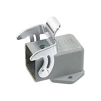 HARTING 09200030801 Housings HAN 3A ANGL BULKHEAD 1 LEVER METAL