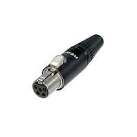 REAN RT5FC-B-D Cable Connectors 5P FEMALE TINY CABLE BLK HSG Au CONT REA