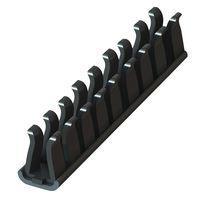 Essentra Components MCCG-4N Grommets Metal Grmt.Cshn.Blk..075-.093 in Hold.1 EA=100 Ft