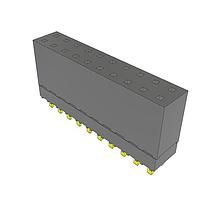Samtec ESW-110-37-G-D Stackthrough .100" Elevated Socket Strip