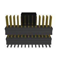 Samtec FW-14-03-G-D-140-140 Board to Board & Mezzanine Connectors Flexible Micro Board Stacking Header