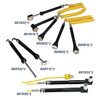 OMEGA 88105E Round Face Thermocouple Handle Probes for Stationary Surfaces (Thermocouple, E, 250 °C, Surface Probe)