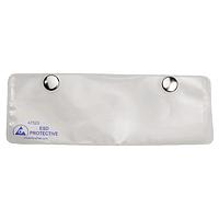 Protektive Pak 47520 Anti-Static Control Products CARD HOLDER, DISSIPATIVE, WITH SNAPS,1-1/2''x6''INSERT,25PK