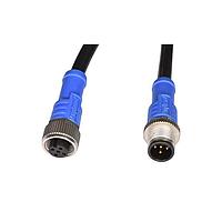Amphenol LTW HMC-000505-0MF-CSA04 Sensor Cables / Actuator Cables NMEA 2000, Micro, Metal, 4A, 05 pins, Male Connector, Male Contact, Straight-to-Straight, Screw Thread, Overmolded Double Ended, Length 4000mm, IP68