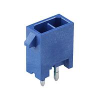 Molex 224246-0631 PCB Receptacle Versa Color Vert Header Thru Hole  Dual Row 6 Ckts  (Au) GloWire Blu Tray