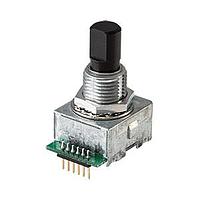 Same Sky (formerly CUI Devices) C14D32N-C3P Incremental INCR ENC, S, POP, 32 PPR 32 DET, 5 Vdc, A/B, 2-bit, 6.35 mm D-shaft w. plastic act. header