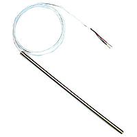 OMEGA TH-10-44006-1/4-2-40 Thermistor Immersion Probes with Lead Wire (± 0.2 °C (± 0.36 °F), Stripped Leads, 10000 Ω, 150 °C)