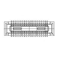Hirose Electric DF40TC(3.0)-40DS-0.4V(58) Board Mount BOARD TO FPC CONN, RCPT, 40POS