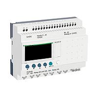 SCHNEIDER SR3B261JD I/O Controllers ZELIO SR3 16 I-O 12VDC, RELAY OUT