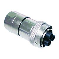 Amphenol SINE Systems RTHP6203SNH-16S2 Connectors 3 Position Plug, Female with Shielded Backshell with RADSOK Technology, High Amperage, 630V, Crimp, Shell Size 20