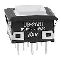 NKK Switches UB26KKW015C Sealed SQ ON-ON RED LED SOLDER LUG BODY ONLY