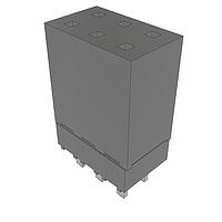Samtec ESW-103-12-L-D Stackthrough .100" Elevated Socket Strip