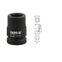 Yato YT-1083 Hexagonal impact socket 3/4" (33mm)