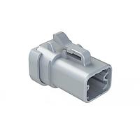 Amphenol SINE Systems ATP06-4S-EC01 4-Way ATP Series Plug 4 Way Blk w/ End Cap