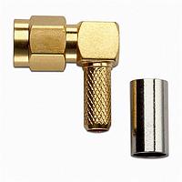 Pomona Electronics 72958 Connectors SMA PLUG R/A CRIMP RG58